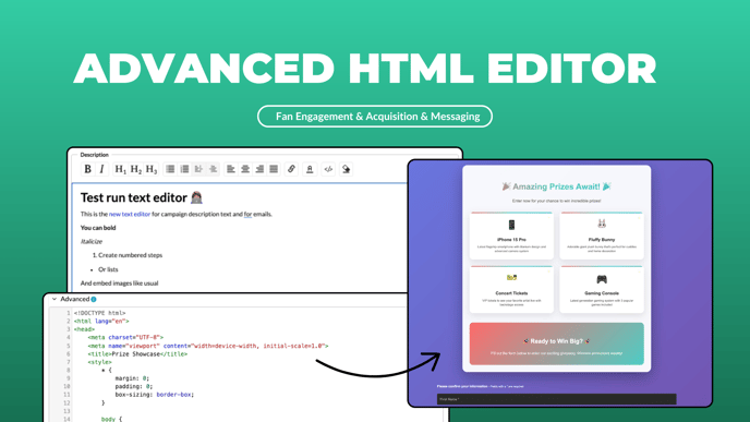 Advanced HTML Editor
