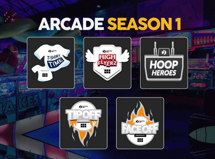 List of games available in Arcade Season 1