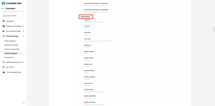 Business Opt in Step 3