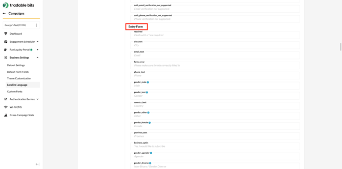 Business Opt in Step 3