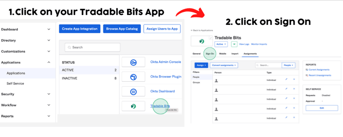 Okta Integration Step 5