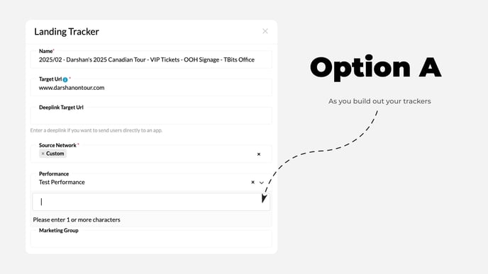 Option A Tracker Matcher
