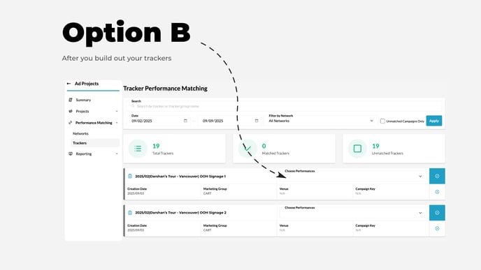 Option B Tracker Matcher