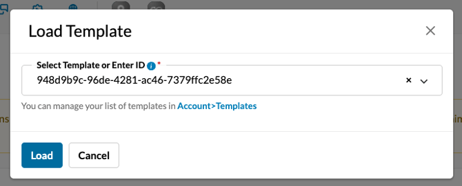 Load Campaign Template