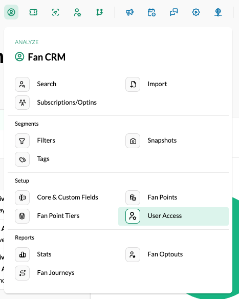 User access management