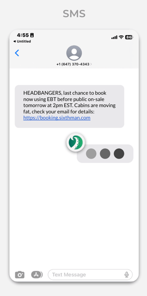 SMS example