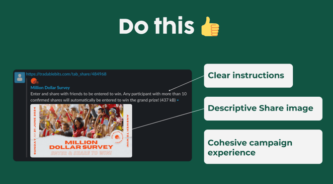 Share link best practices-what to do
